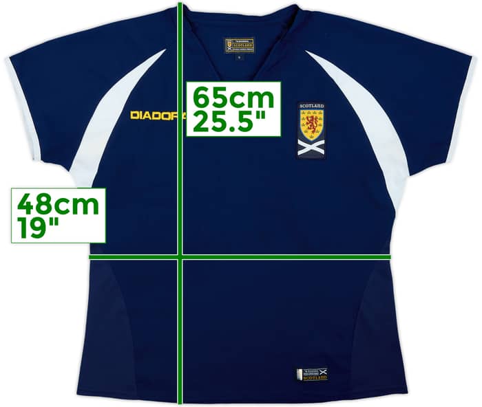 2003-05 Scotland Home Shirt - 8/10 - (Women's M)