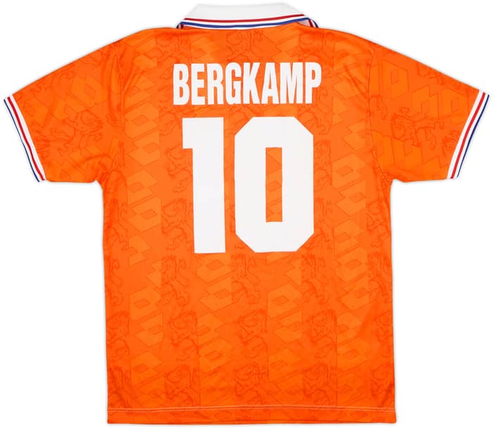 1994 Netherlands Home Shirt Bergkamp #10 - 6/10 - (L)