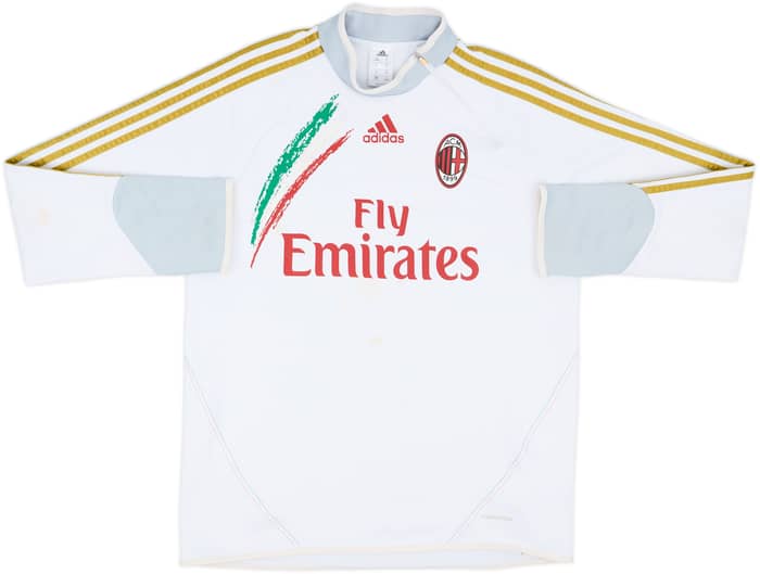 2013-14 AC Milan adidas 1/4 Zip Sweat Top - 4/10 - (L/XL)