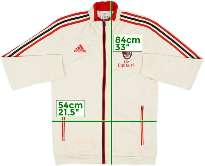 2012-13 AC Milan adidas Track Jacket - 6/10 - (L)