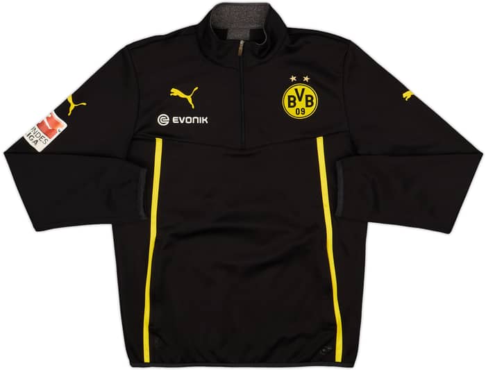 2013-14 Borussia Dortmund Puma 1/4 Zip Drill Top - 9/10 - (S)