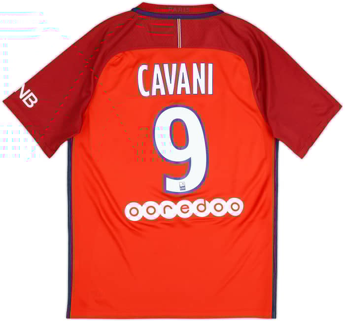 2016-17 Paris Saint-Germain Away Shirt Cavani #9 - 6/10 - (S)