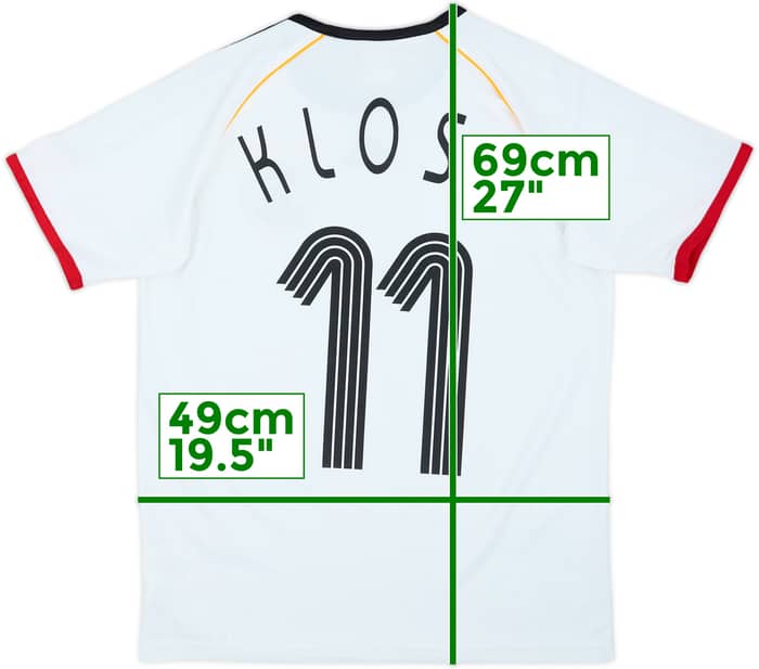 2005-07 Germany Basic Home Shirt Klose #11 - 6/10 - (XL.Boys)