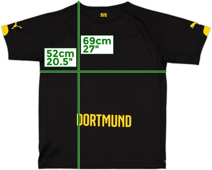 2014-16 Borussia Dortmund Away Shirt - 9/10 - (XL.Boys)