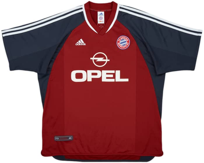 2001-02 Bayern Munich Home Shirt Elber #9 - 8/10 - (XL)