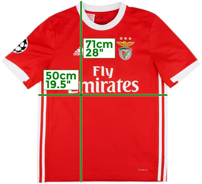 2019-20 Benfica Home Shirt - 7/10 - (XL.Boys)