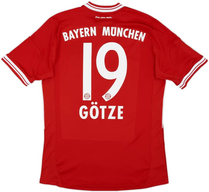 2013-14 Bayern Munich Home Shirt Gotze #19 - 7/10 - (XL.Boys)