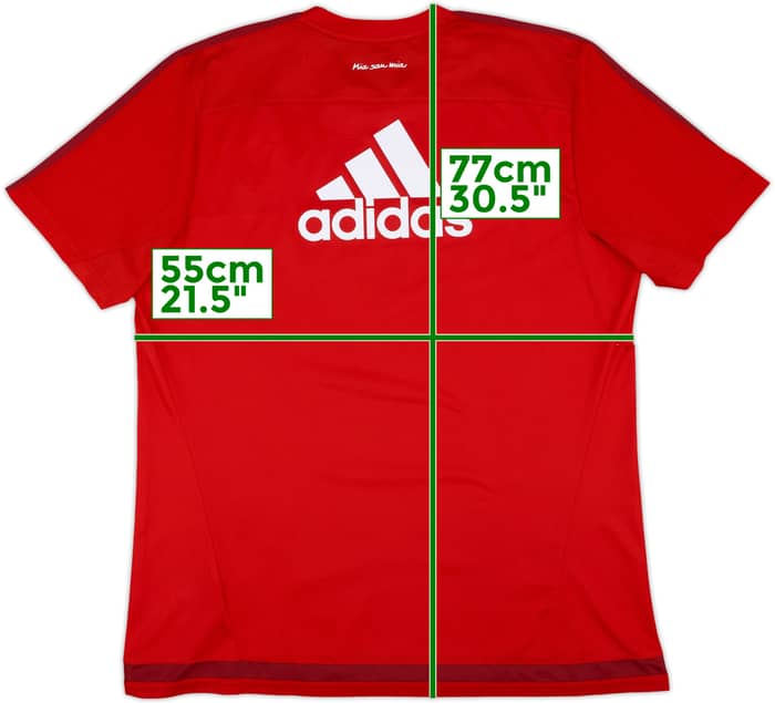 2015-16 Bayern Munich adidas Training Shirt - 9/10 - (XL)