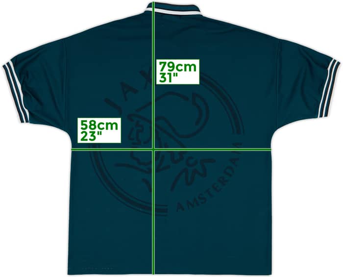 1995-96 Ajax Away Shirt - 9/10 - (XL)