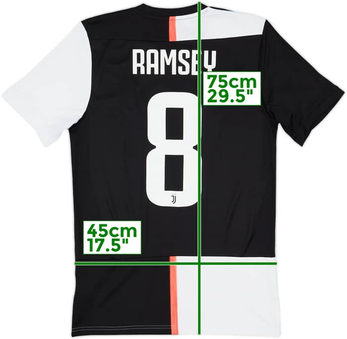 2019-20 Juventus Home Shirt Ramsey #8 - 7/10 - (S)