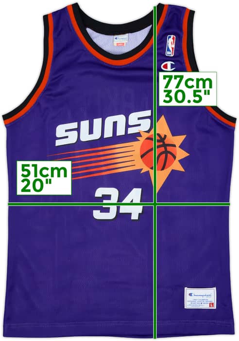 1992-96 Phoenix Suns Barkley #34 Champion Away Jersey - 9/10 - (L)