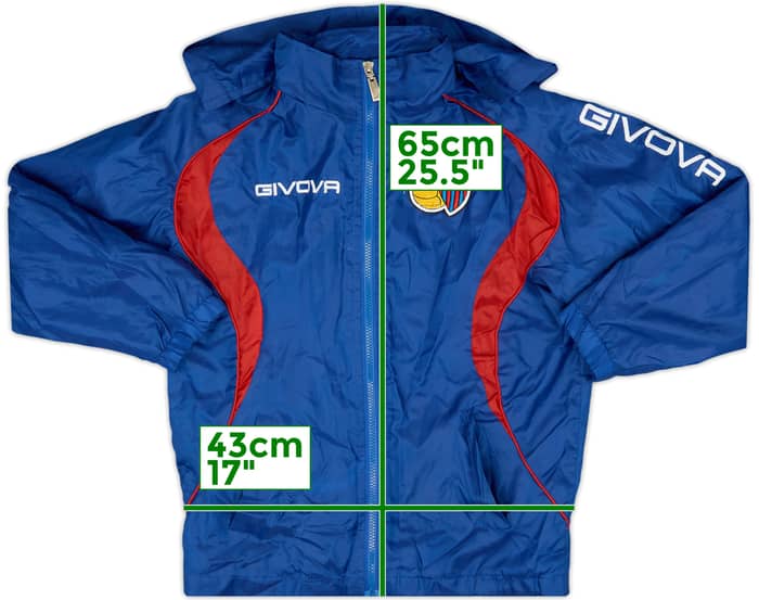 2010-11 Catania Givova Hooded Rain Jacket - 7/10 - (XS)