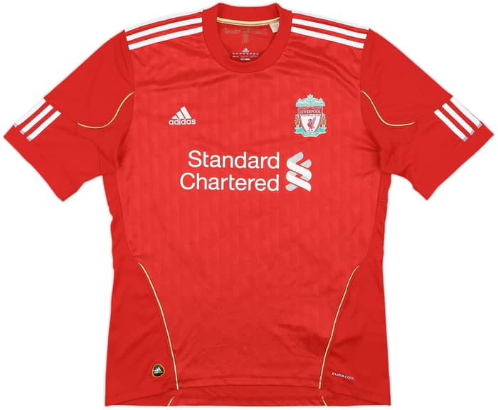 2010-12 Liverpool Home Shirt Gerrard #8 - 6/10 - (L)