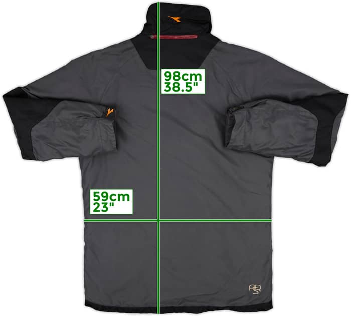 2005-06 Roma Diadora Padded Bench Coat - 6/10 - (L)
