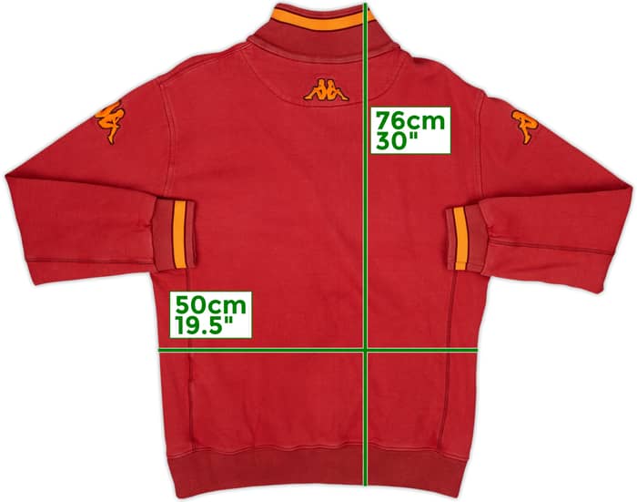 2009-10 Roma Kappa 1/4 Zip Drill Top - 6/10 - (XL)