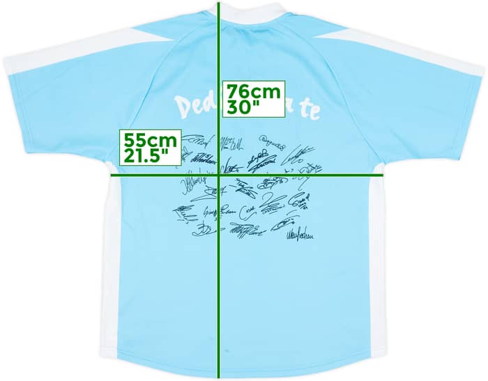 2003-04 Lazio Signed Basic Home Shirt - 8/10 - (M)