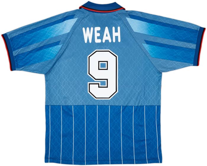 1995-96 AC Milan Fourth Shirt Weah #9 - 9/10 - (XL)