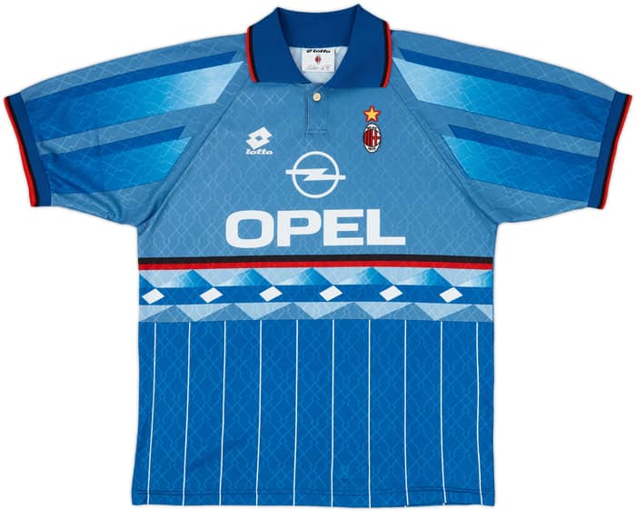 1995-96 AC Milan Fourth Shirt Weah #9 - 9/10 - (XL)