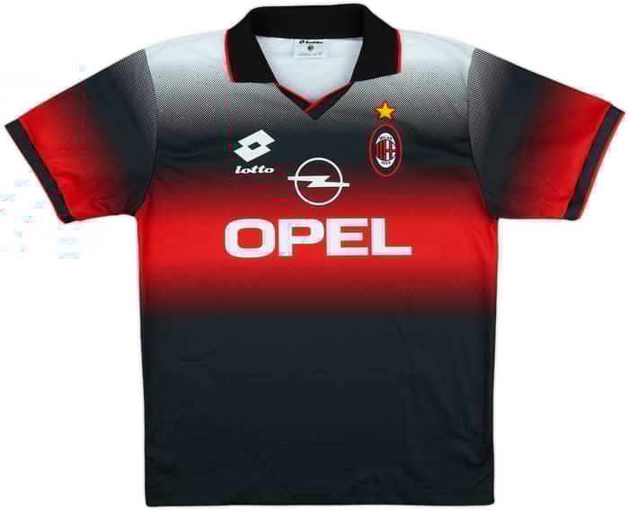 1996-97 AC Milan Lotto Training Shirt - 9/10 - (L)