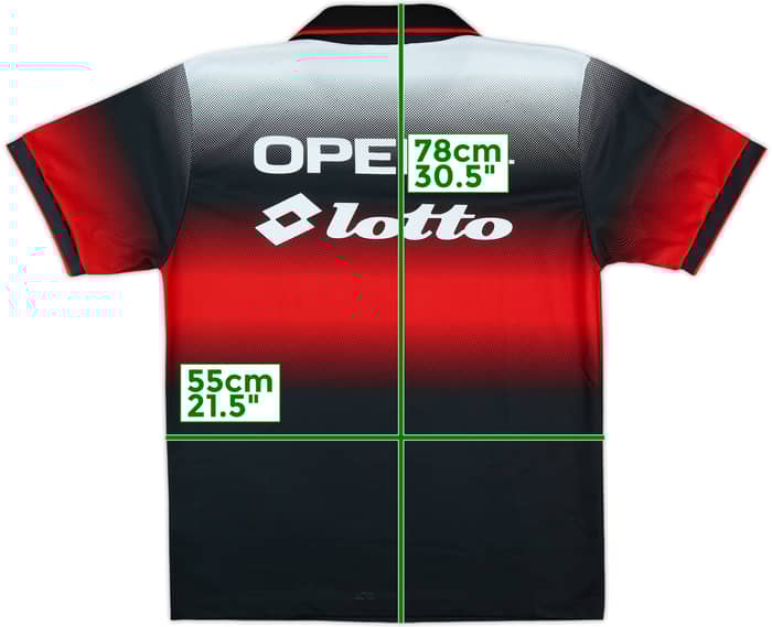 1996-97 AC Milan Lotto Training Shirt - 9/10 - (L)