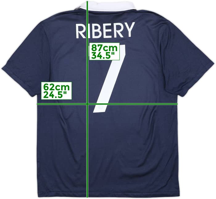 2014-15 France Home Shirt Ribery #7 - 8/10 - (L)