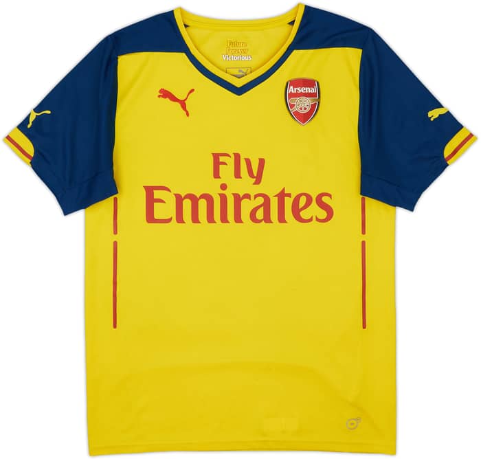 2014-15 Arsenal Away Shirt Arteta #8 - 7/10 - (S)