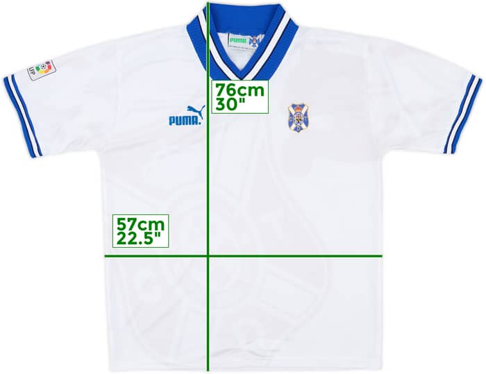 1996-97 Tenerife Home Shirt - 8/10 - (L)