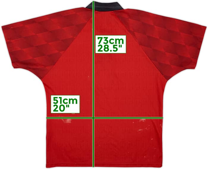 1996-98 Manchester United Home Shirt - 5/10 - (M)