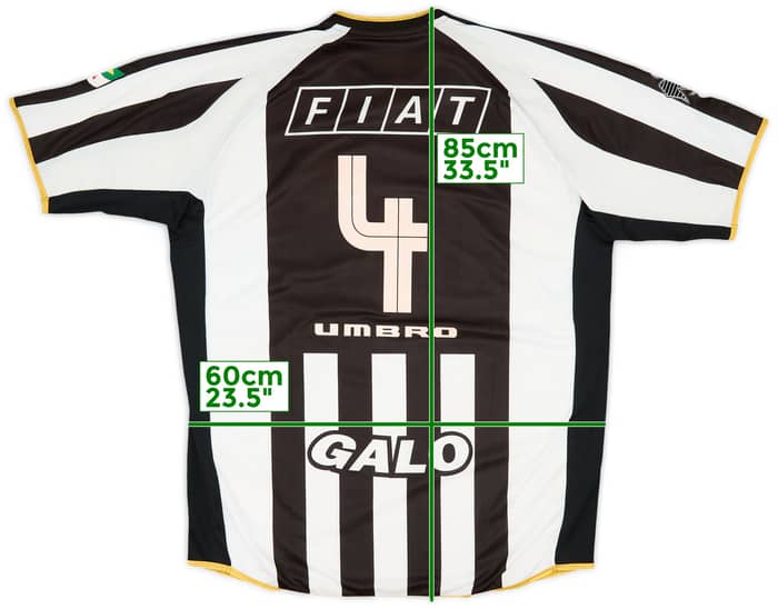 2003 Atletico Mineiro Home Shirt #4 - 8/10 - (XL)