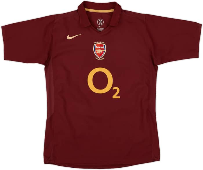 2005-06 Arsenal Home Shirt - 8/10 - (XL.Boys)