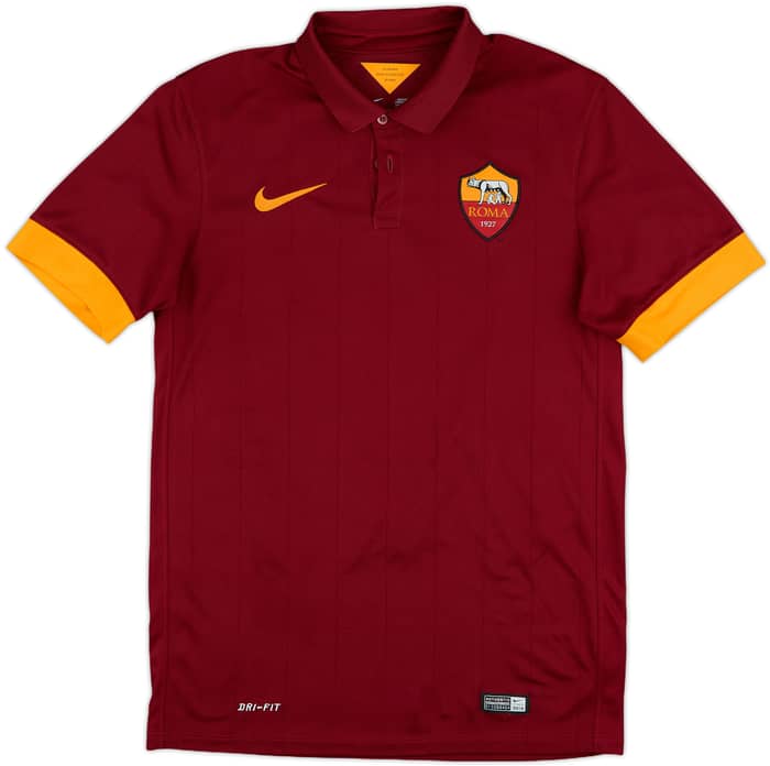 2014-15 Roma Home Shirt Nainggolan #4 - 9/10 - (S)