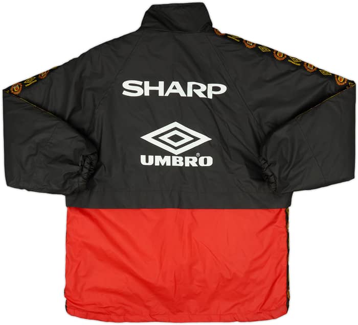 1994-95 Manchester United Umbro Rain Jacket - 8/10 - (L.Boys)