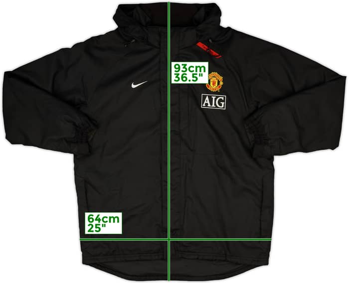 2007-08 Manchester United Nike Bench Coat - 8/10 - (L)