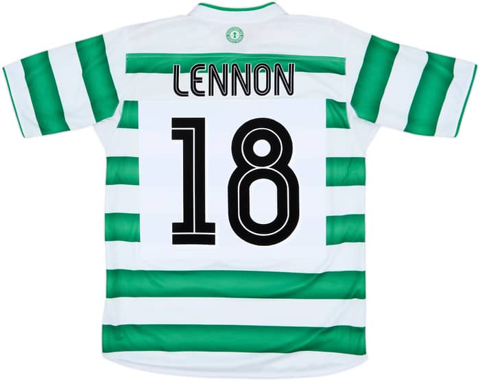 2003-04 Celtic Home Shirt Lennon #18 - 8/10 - (S)