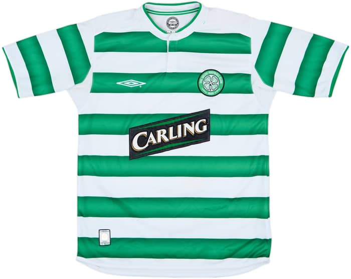 2003-04 Celtic Home Shirt Lennon #18 - 8/10 - (S)