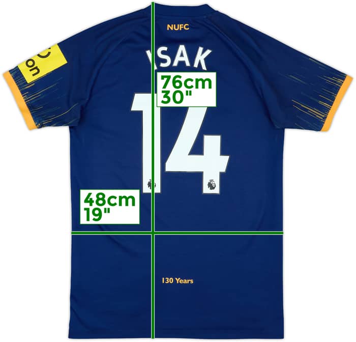 2022-23 Newcastle Away Shirt Isak #14 - 9/10 - (S)