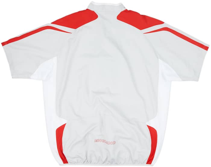 2007-08 England Umbro 1/4 Zip S/S Training Top - 8/10 - (XL)
