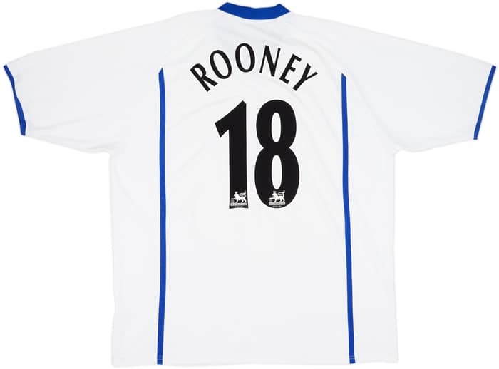 2002-03 Everton Away Shirt Rooney #18 - 5/10 - (XL)