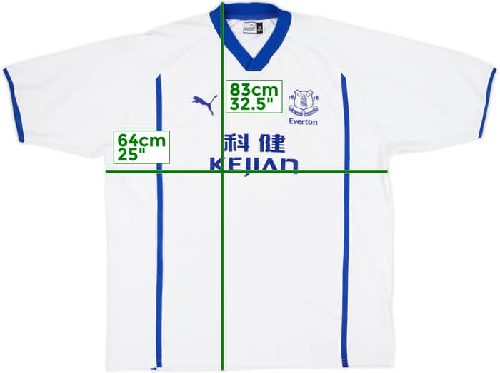 2002-03 Everton Away Shirt Rooney #18 - 5/10 - (XL)