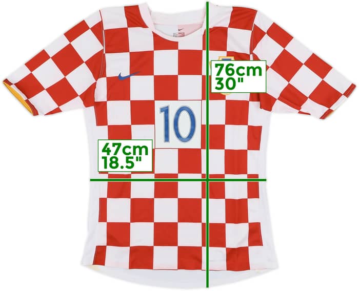 2006-08 Croatia Player Issue Home Shirt #10 (Kovac) - 5/10 - (L)