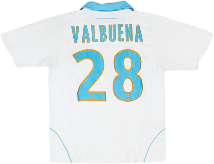 2008-09 Olympique Marseille Home Shirt Valbuena #28 - 5/10 - (S.Boys)
