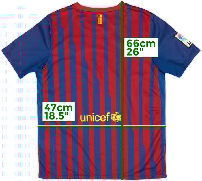 2011-12 Barcelona Home Shirt - 7/10 - (XL.Boys)