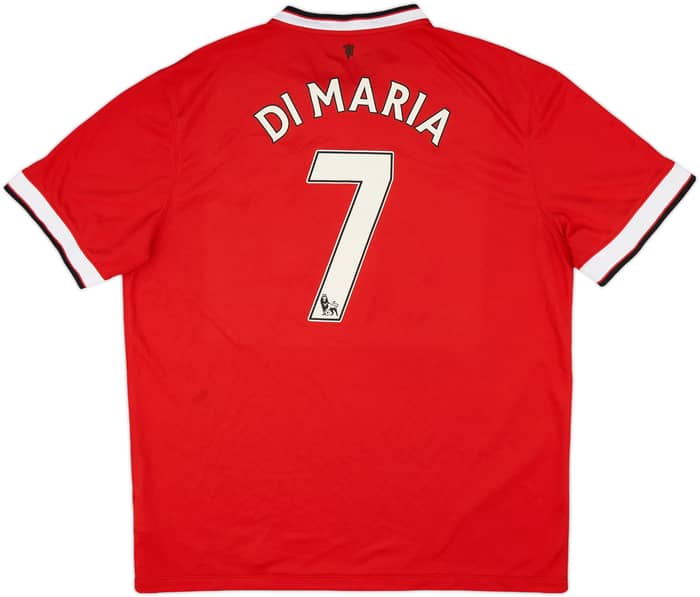 2014-15 Manchester United Home Shirt Di Maria #7 - 8/10 - (XL)