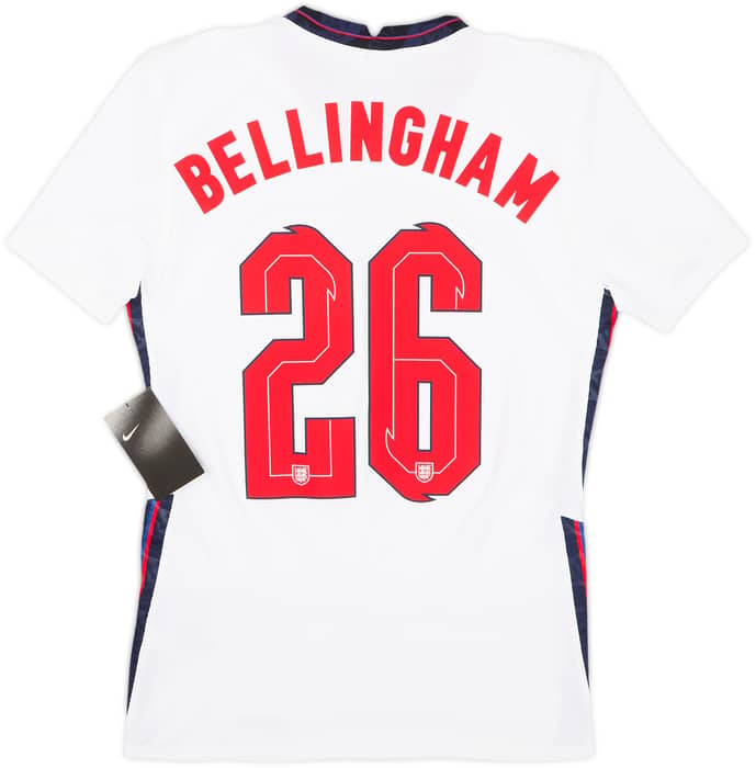 2020-22 England Authentic Home Shirt Bellingham #26 (S)