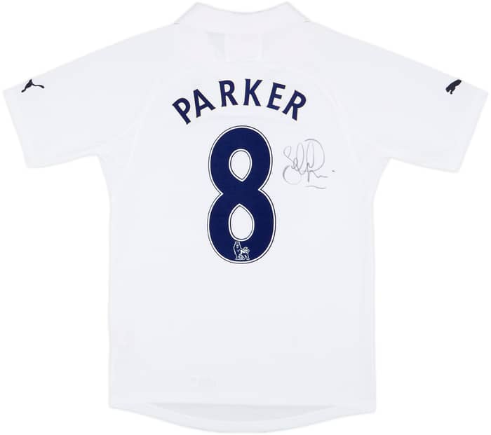 2011-12 Tottenham Signed Home Shirt Parker #8 (S)