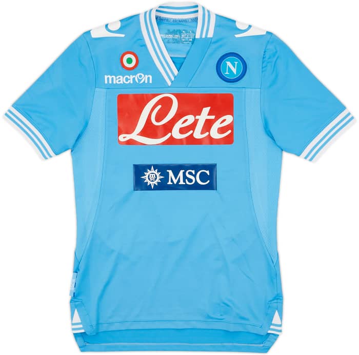 2012-13 Napoli Home Shirt Cavani #7 - 7/10 - (S)