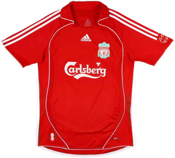 2006-08 Liverpool Home Shirt Gerrard #8 - 8/10 - (S)