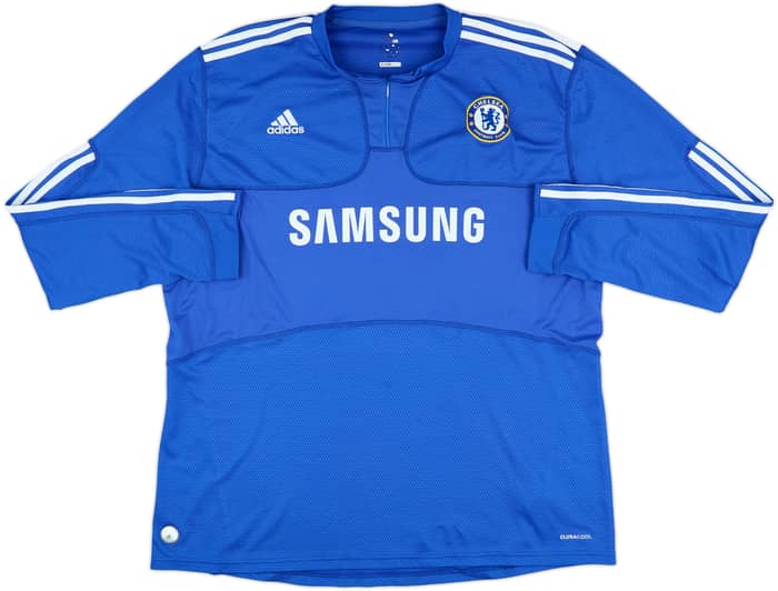 2009-10 Chelsea Home L/S Shirt Drogba #11 - 7/10 - (XXL)