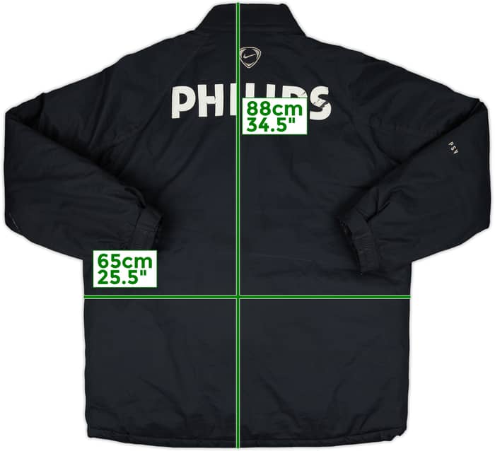 2002-03 PSV Nike Staff Issue Padded Bench Coat BR - 5/10 - (L)