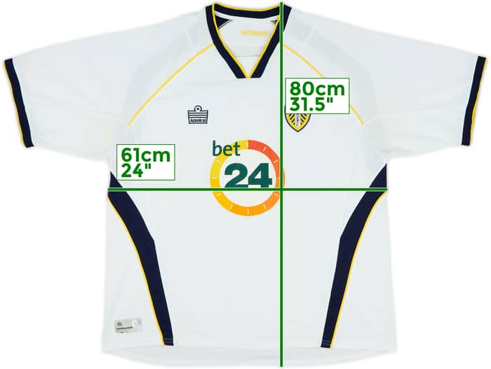 2006-07 Leeds United Home Shirt - 5/10 - (XL)